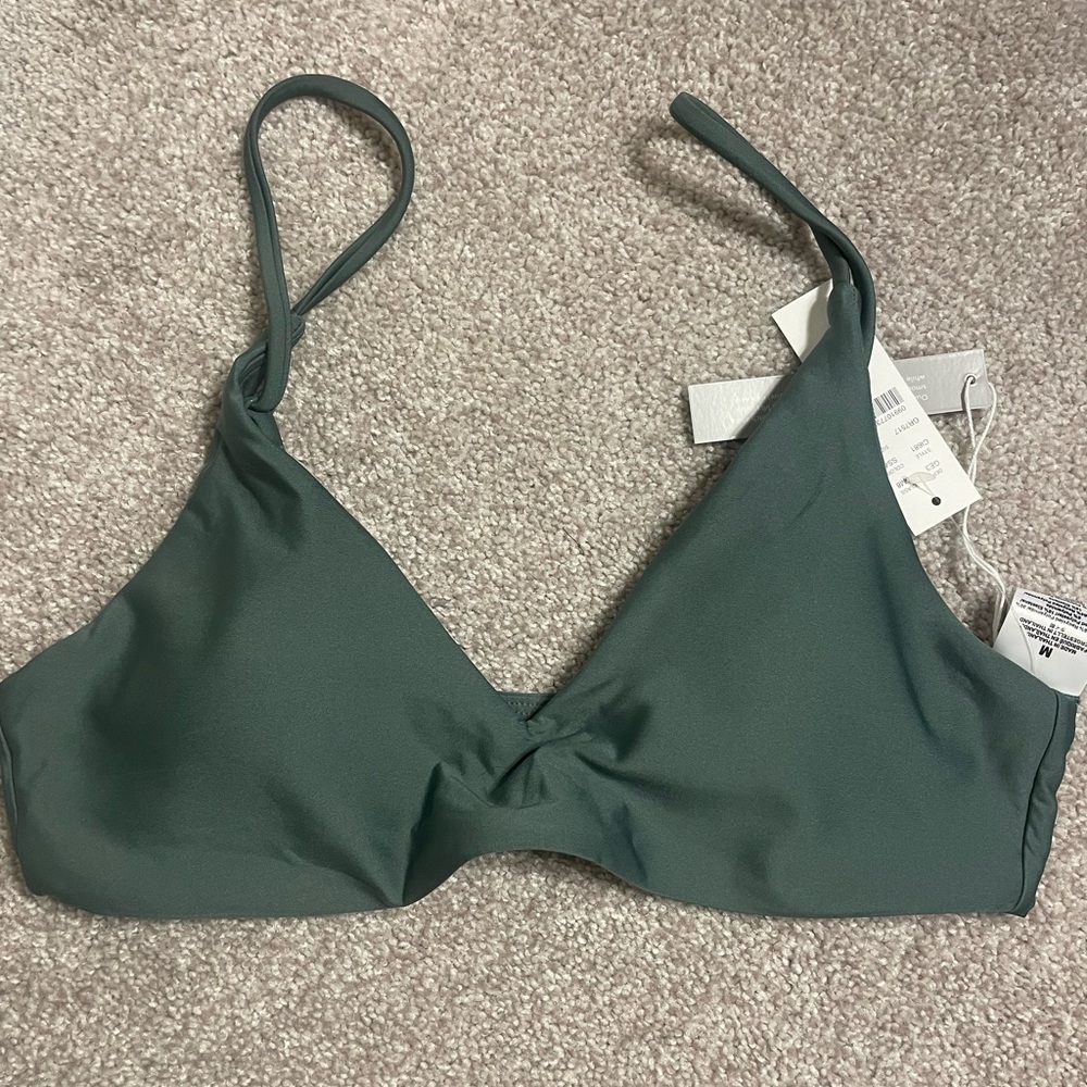 J. Crew Forest Green Bikini Top